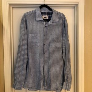 Men’s Joseph Abboud button down shirt blue